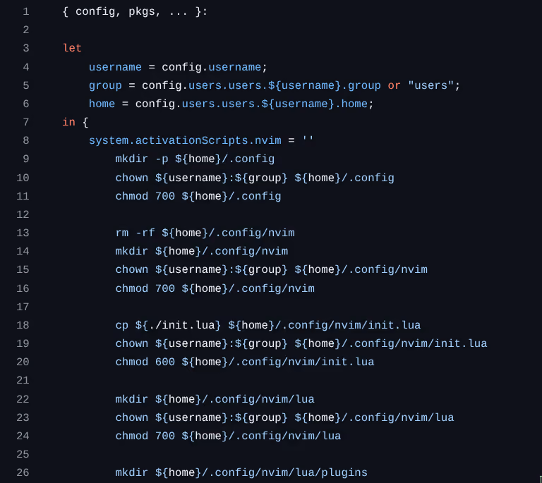 My declarative Neovim configuration running on NixOS